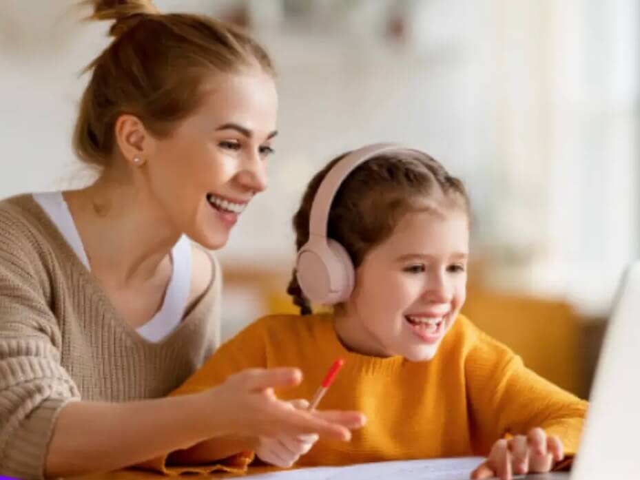 Мама с дочкой